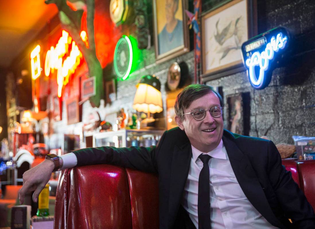 Spiegelworld founder Ross Mollison, shown Dec. 5, 2017, at ReBar in Las Vegas. Benjamin Hager L ...