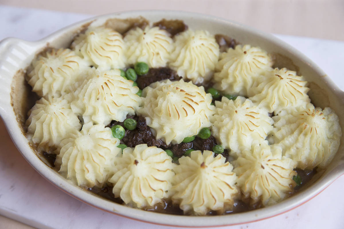 The braised short rib shepherd's pie at Table 34 on Friday, March 10, 2017, in Las Vegas. (Benj ...