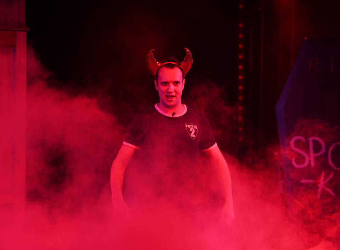Nicholas Charles is shown in "Potted Potter" at The Magic Attic at Bally's on Feb. 29, 2020. (D ...
