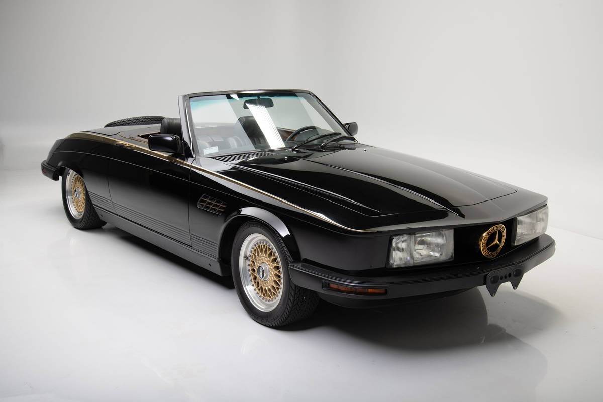 Wayne Newton's 1981 Mercedes-Benz 380SL Custom Roadster up for auction at the Barrett-Jackson L ...