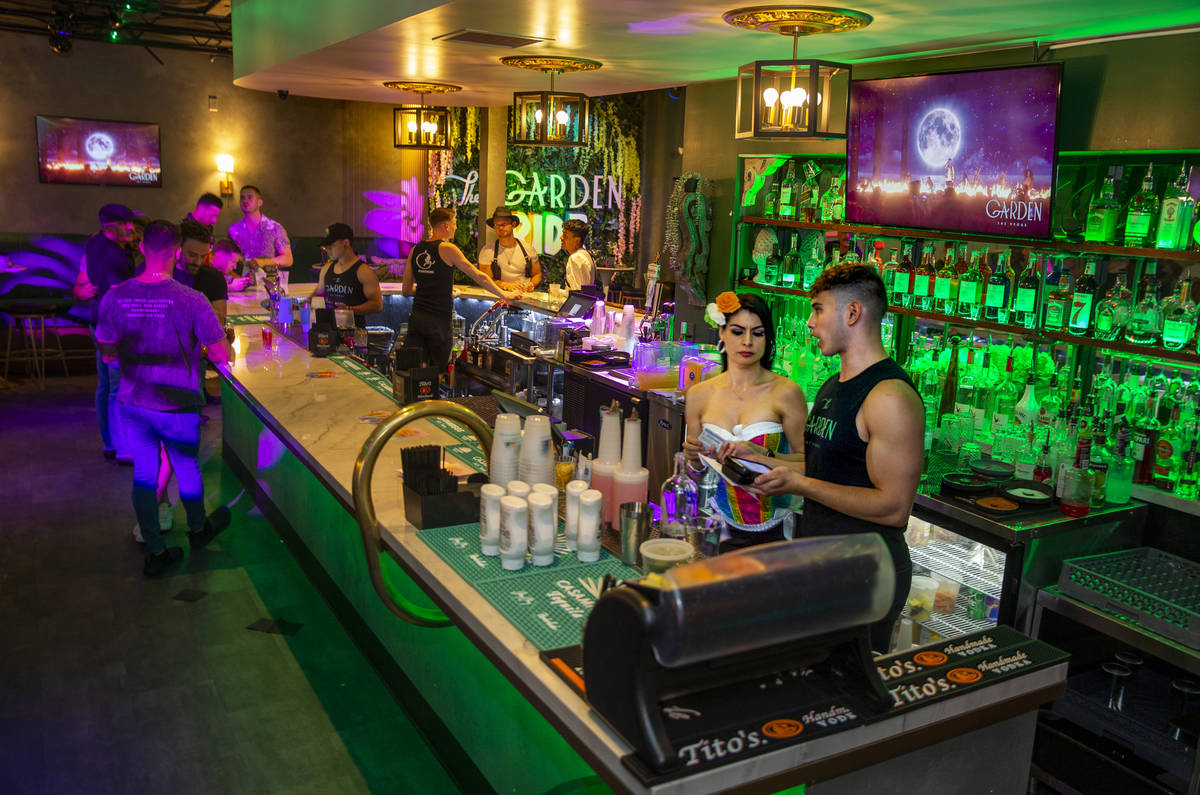 Alternative lifestyle bar The Garden celebrates its one year anniversary with a red carpet, a l ...
