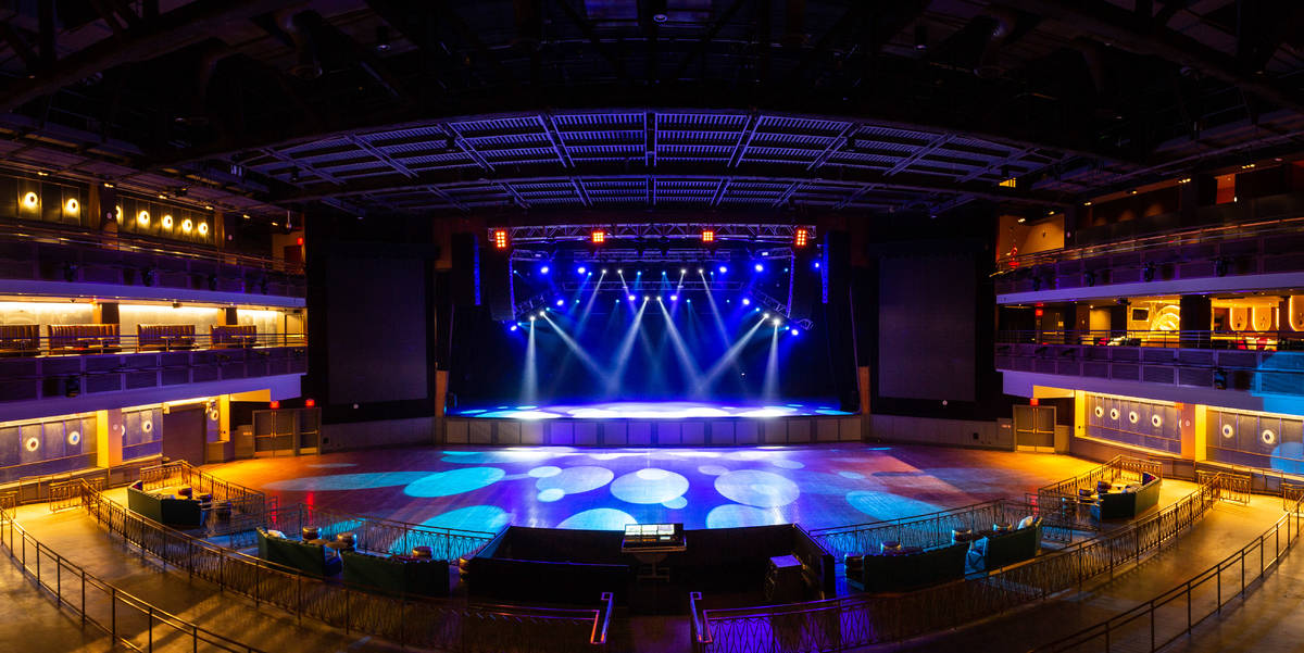 A look at the GA section of The Theater at Virgin Hotels Las Vegas. (Andrew Miller)