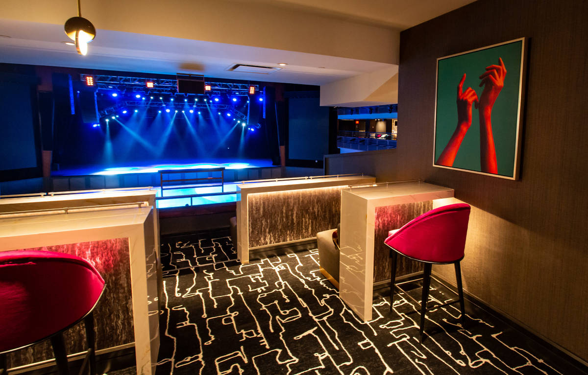 A look at a suite at The Theater at Virgin Hotels Las Vegas. (Andrew Miller)