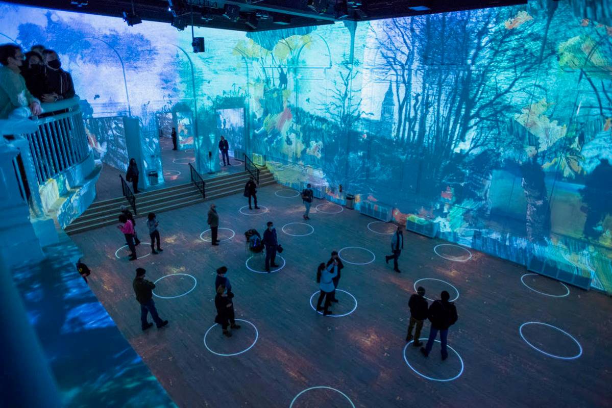 A look at "Immersive Van Gogh," opening in Las Vegas on July 1. (Michael Brosilow)