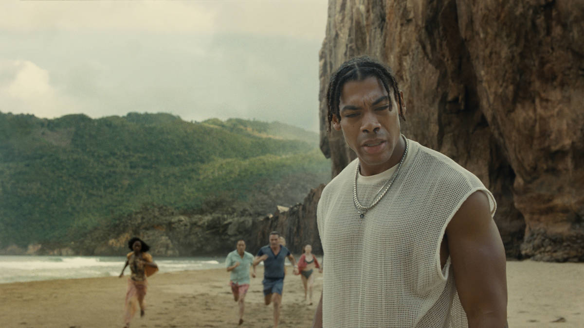 Aaron Pierre as Mid-Sized Sedan in Old, written for the screen and directed by M. Night Shyamal ...