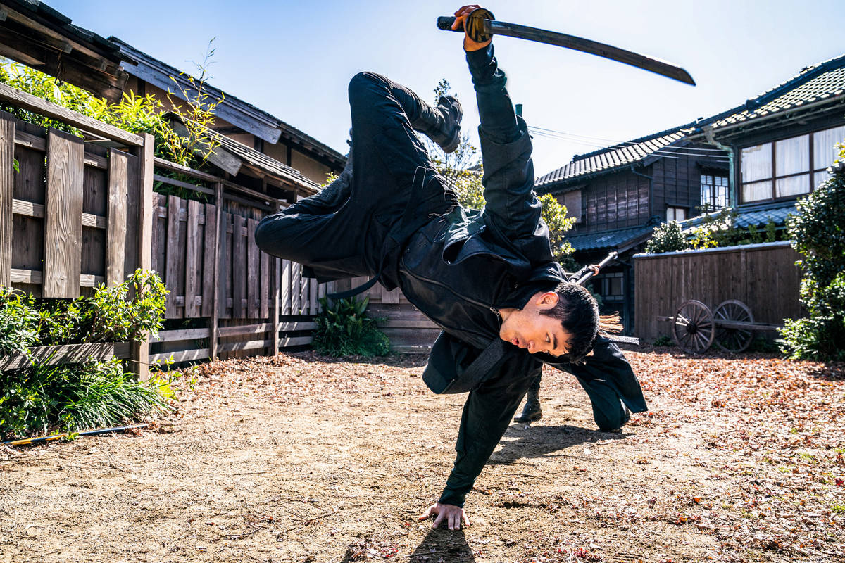 Henry Golding plays Snake Eyes in Snake Eyes: G.I. Joe Origins from Paramount Pictures, Metro-G ...