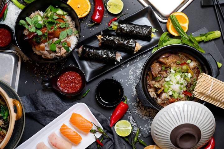 Resorts World Las Vegas Famous Foods Spread. (Megan Blair)