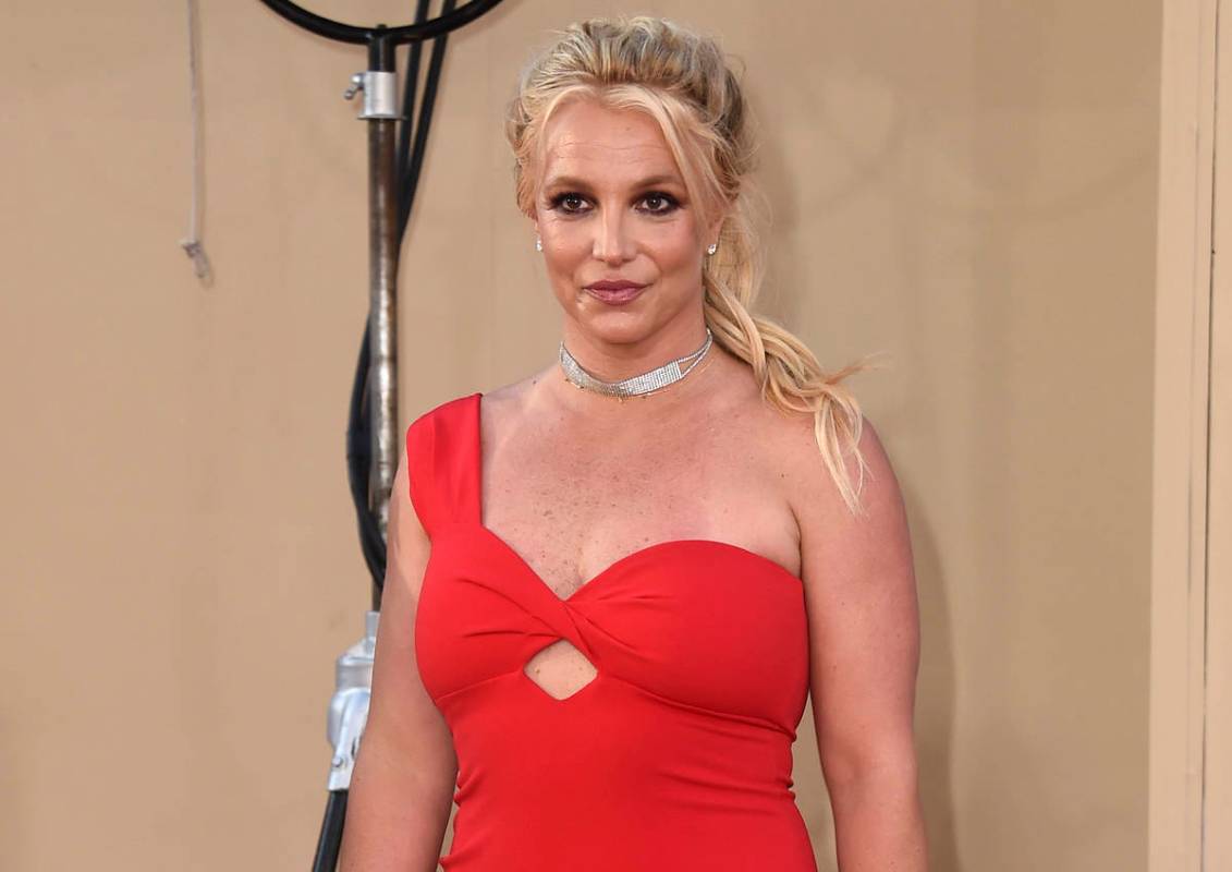 Britney Spears arrives at the Los Angeles premiere of "Once Upon a Time in Hollywood" on July 2 ...