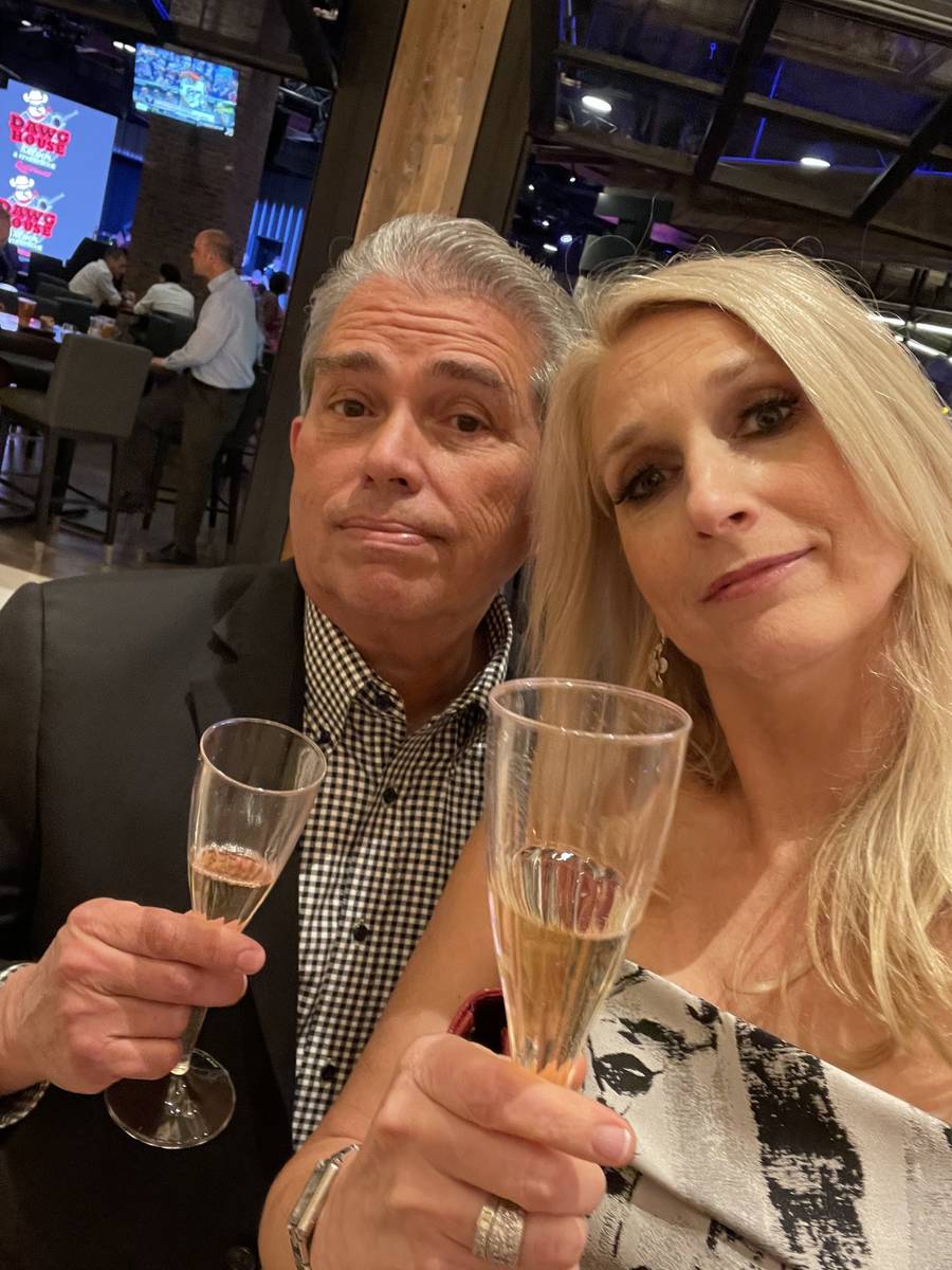 The last of about 40 selfies the night taken by Westgate Las Vegas President and General Manage ...