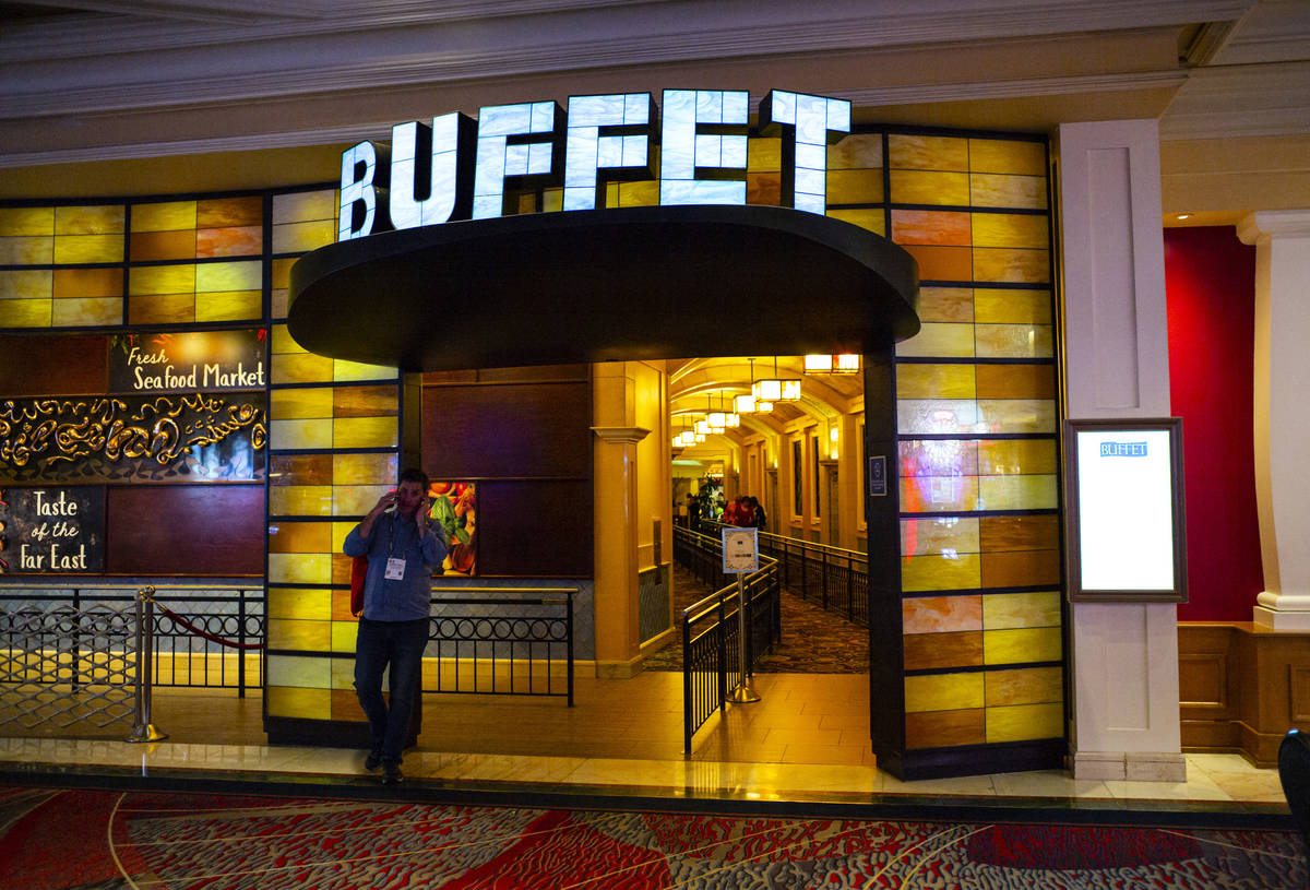 The Buffet at Bellagio will reopen in July. (Chase Stevens/Las Vegas Review-Journal) @csstevens ...
