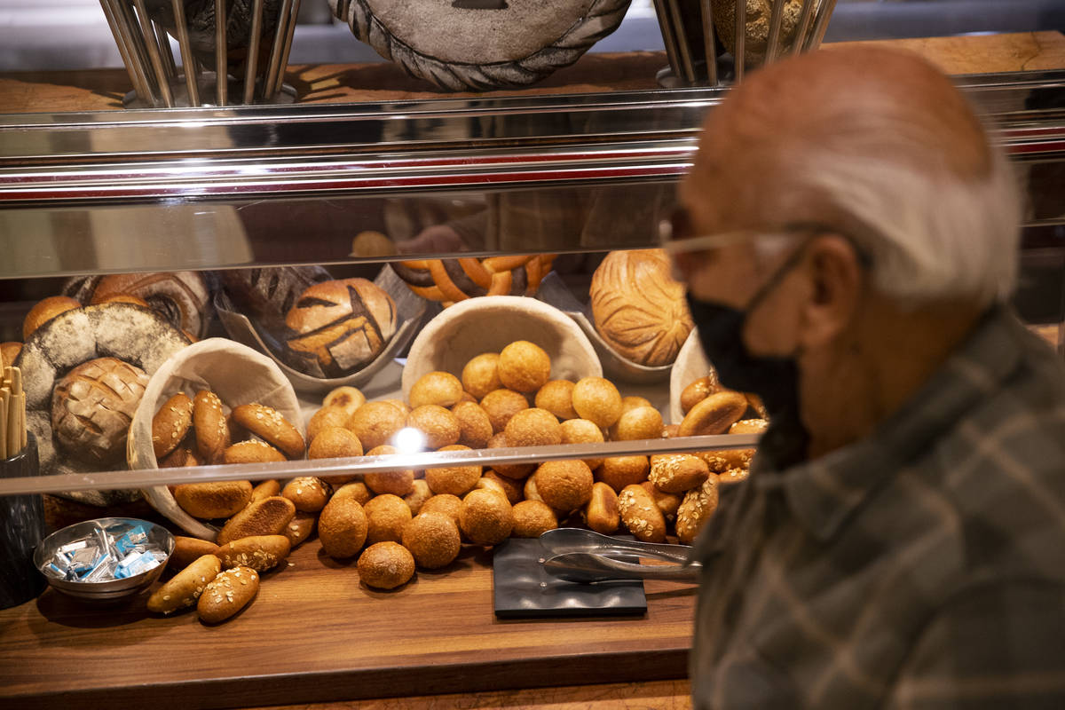 The Buffet at Wynn Las Vegas, Wednesday, June 30, 2021 in Las Vegas. (Erik Verduzco / Las Vegas ...