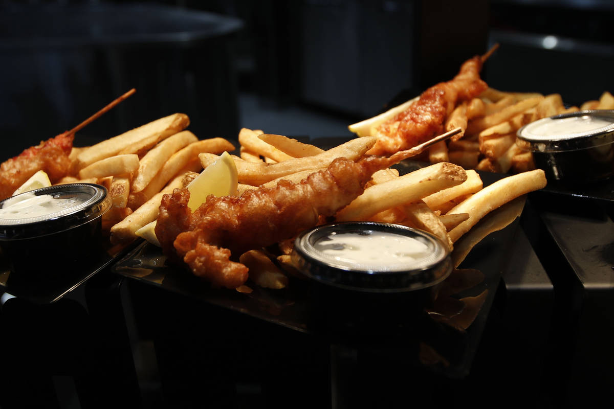 The Boulevard's tempura lobster tails are served during an event of food and beverage experienc ...