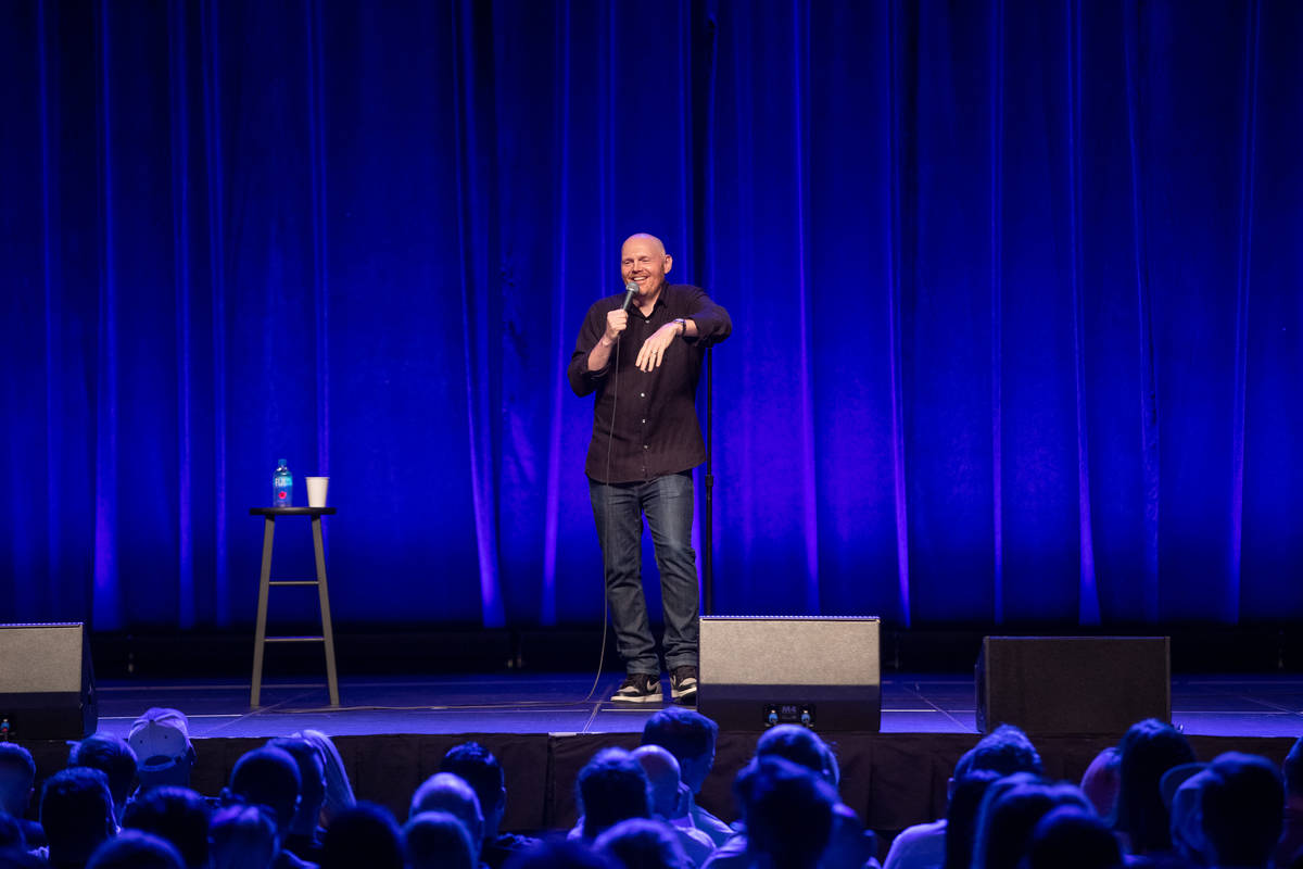 Bill Burr is shown performing at the Chelsea at the Cosmopolitan of Las Vegas on Friday, July 2 ...