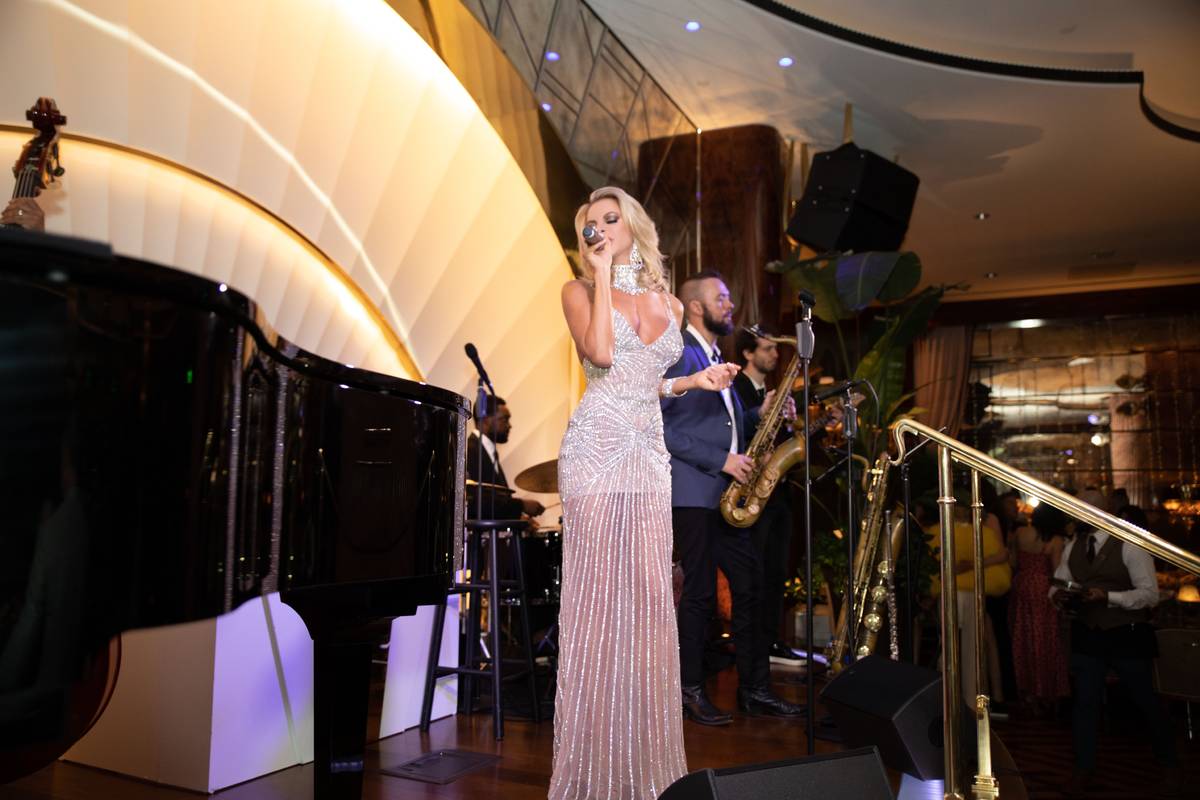 Savannah Lynx is shown at Delilah at Wynn Las Vegas on Friday, July 9, 2021. (Chris Poore)