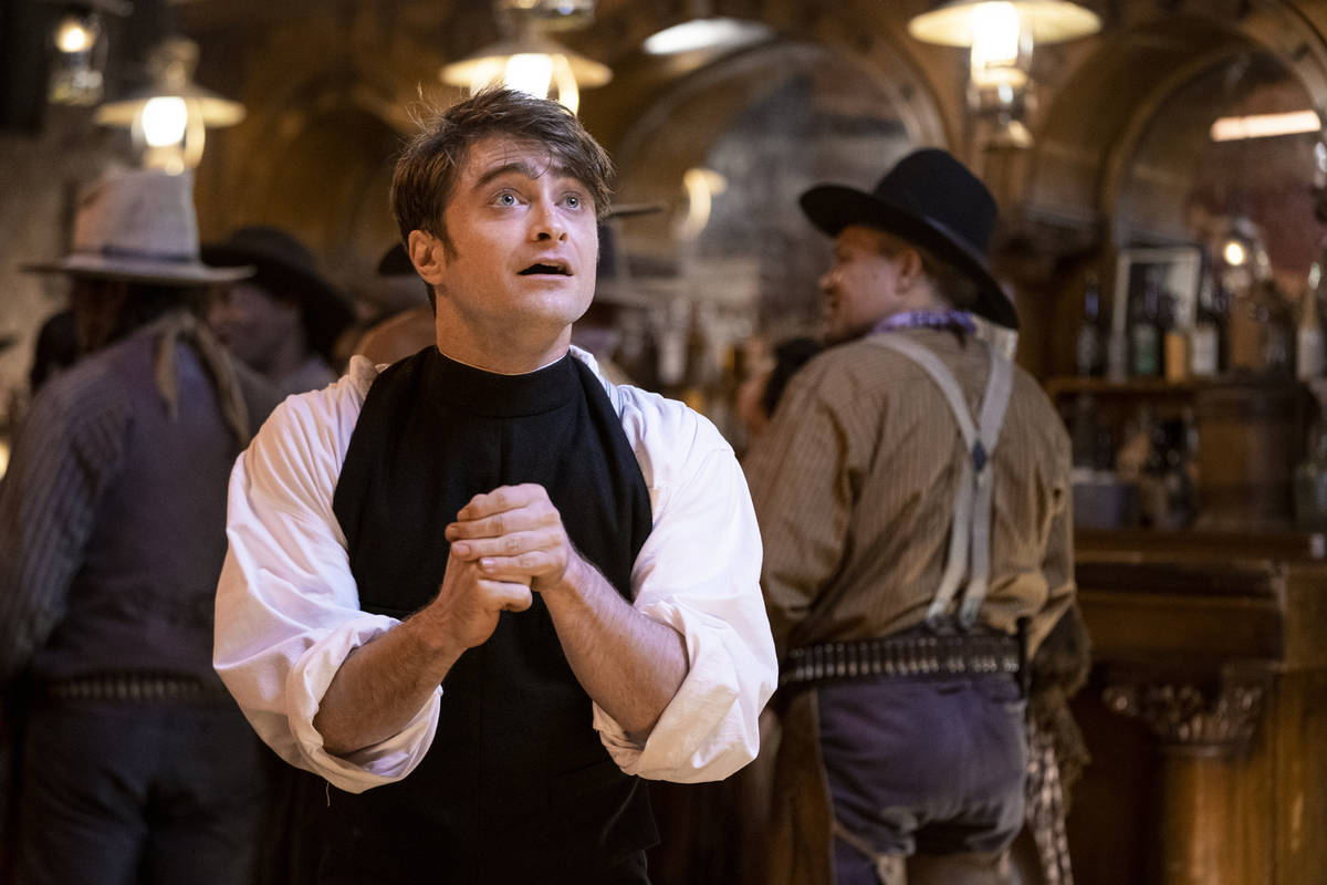 Daniel Radcliffe stars in "Miracle Workers: Oregon Trail." (Tyler Golden/TBS)