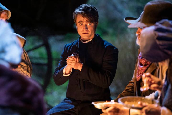 Daniel Radcliffe stars in "Miracle Workers: Oregon Trail." (Tyler Golden/TBS)