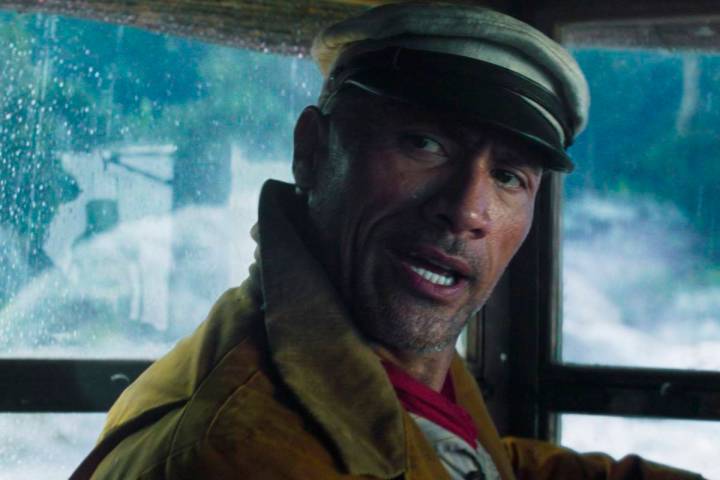 This image released by Disney shows Dwayne Johnson in a scene from "Jungle Cruise." ( ...