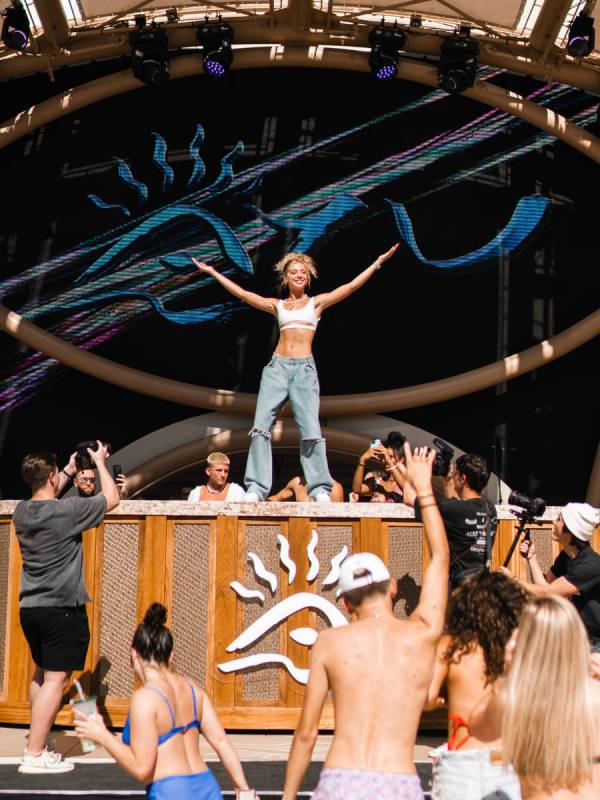 Charly Jordan is a Vegas native and headlining DJ at Resorts World Las Vegas. (Tanner Jackson)