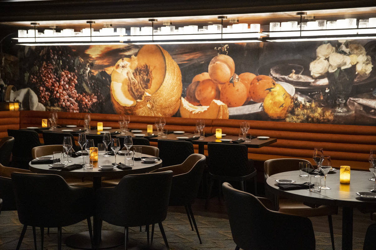 The interior of Olives restaurant inside of Virgin Hotels Las Vegas in Las Vegas, Saturday, Jul ...