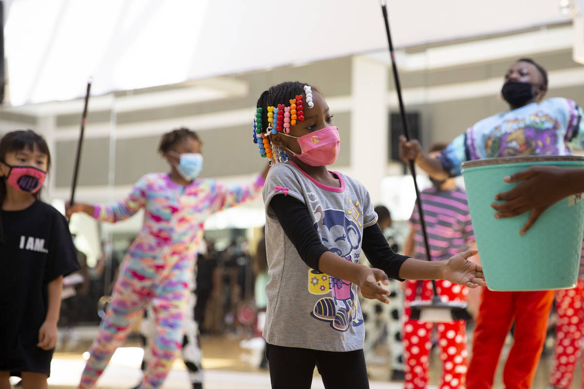 Tyah Eve Joseph performs a dance number during a rehearsal for Broadway in the HOOD's productio ...