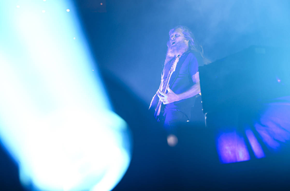 Trevor Peresʯf Obituary performs during Psycho Las Vegas at Mandalay Bay in Las Vegas on ...