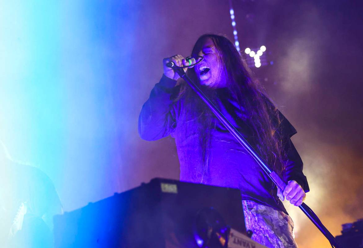 John Tardyʯf Obituary performs during Psycho Las Vegas at Mandalay Bay in Las Vegas on Fr ...