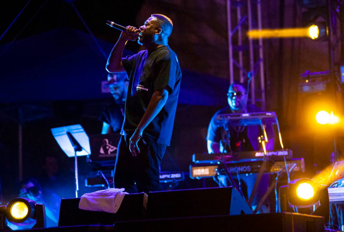 GZA performs during Psycho Las Vegas at Mandalay Bay in Las Vegas on Friday, Aug. 20, 2021. (Ch ...