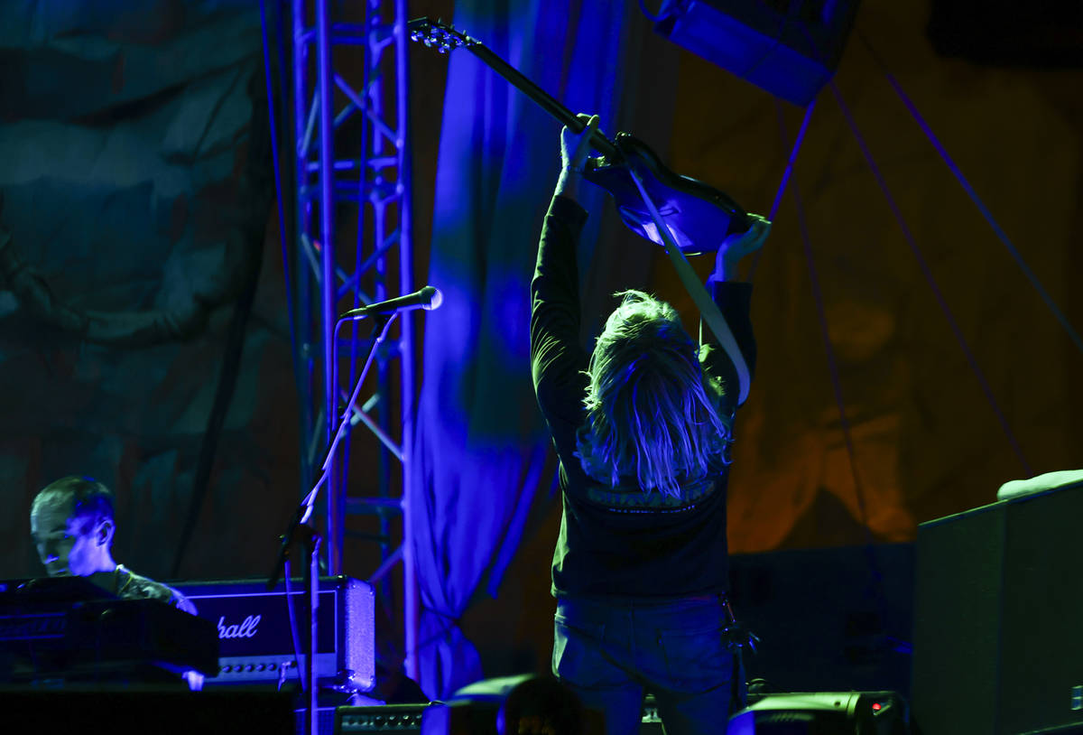 Ty Segall performs during Psycho Las Vegas at Mandalay Bay in Las Vegas on Friday, Aug. 20, 202 ...