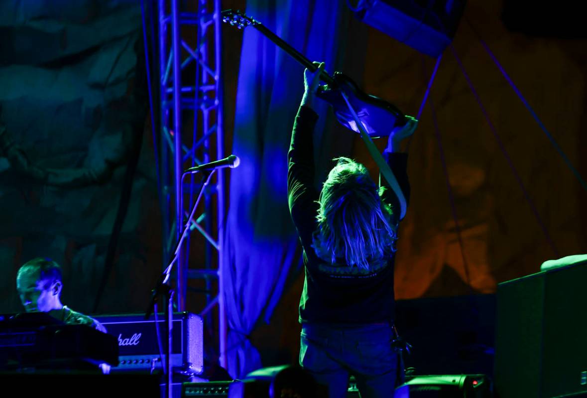 Ty Segall performs during Psycho Las Vegas at Mandalay Bay in Las Vegas on Friday, Aug. 20, 202 ...