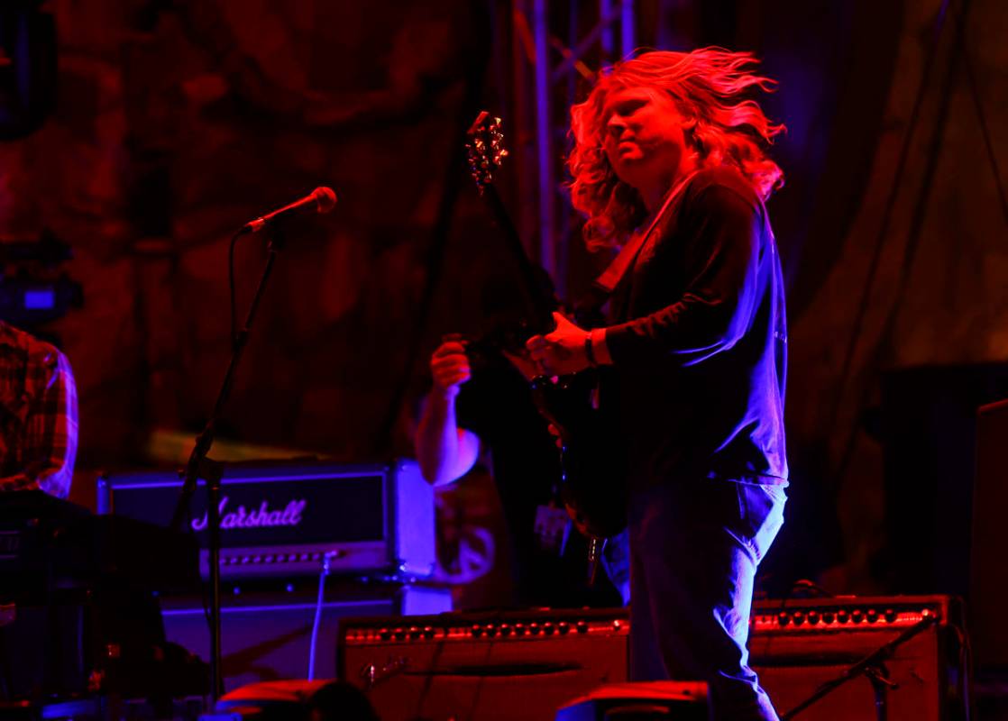 Ty Segall performs during Psycho Las Vegas at Mandalay Bay in Las Vegas on Friday, Aug. 20, 202 ...