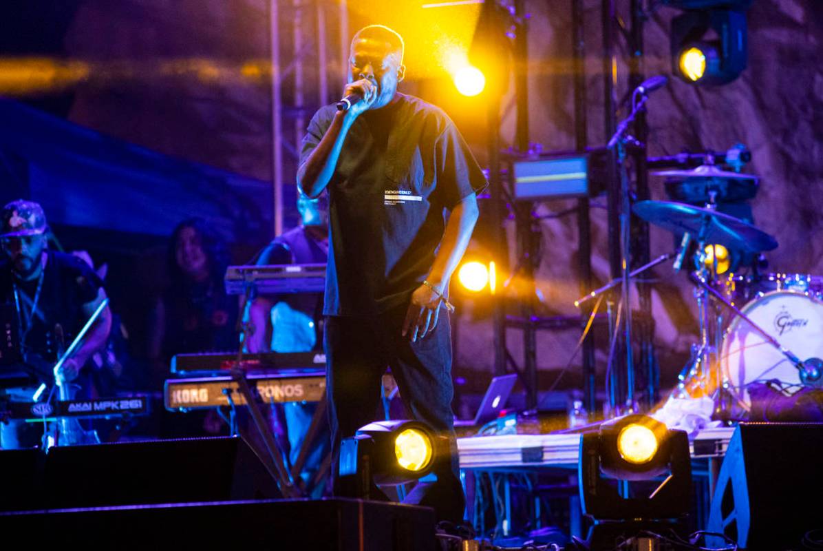 GZA performs during Psycho Las Vegas at Mandalay Bay in Las Vegas on Friday, Aug. 20, 2021. (Ch ...