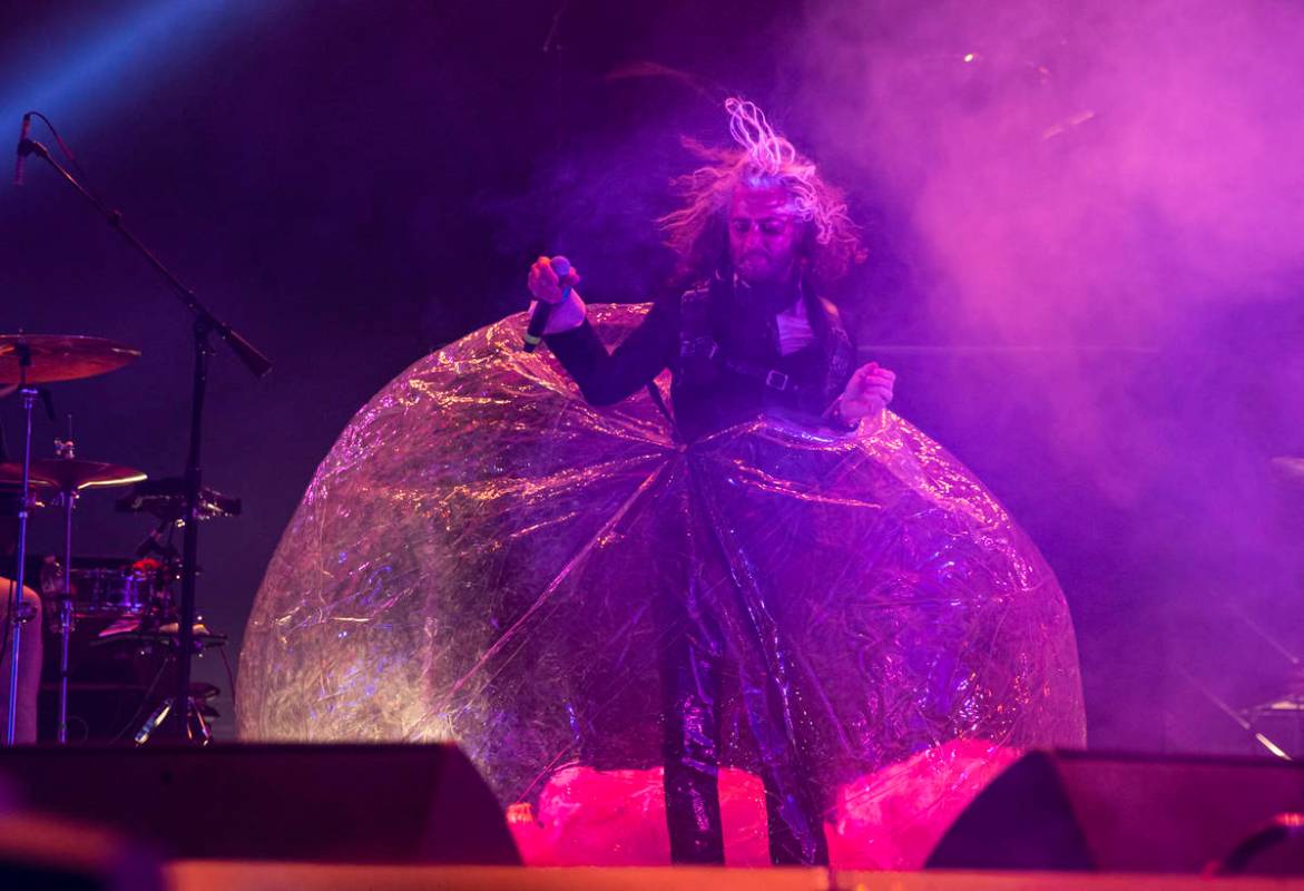 Wayne Coyne of The Flaming Lips performs during Psycho Las Vegas at Mandalay Bay in Las Vegas o ...