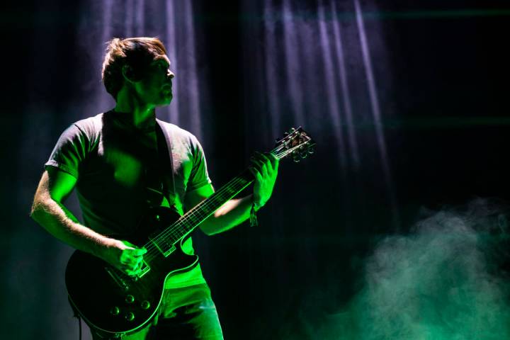 Kerry McCoy of Deafheaven performs during Psycho Las Vegas at Mandalay Bay in Las Vegas on Satu ...