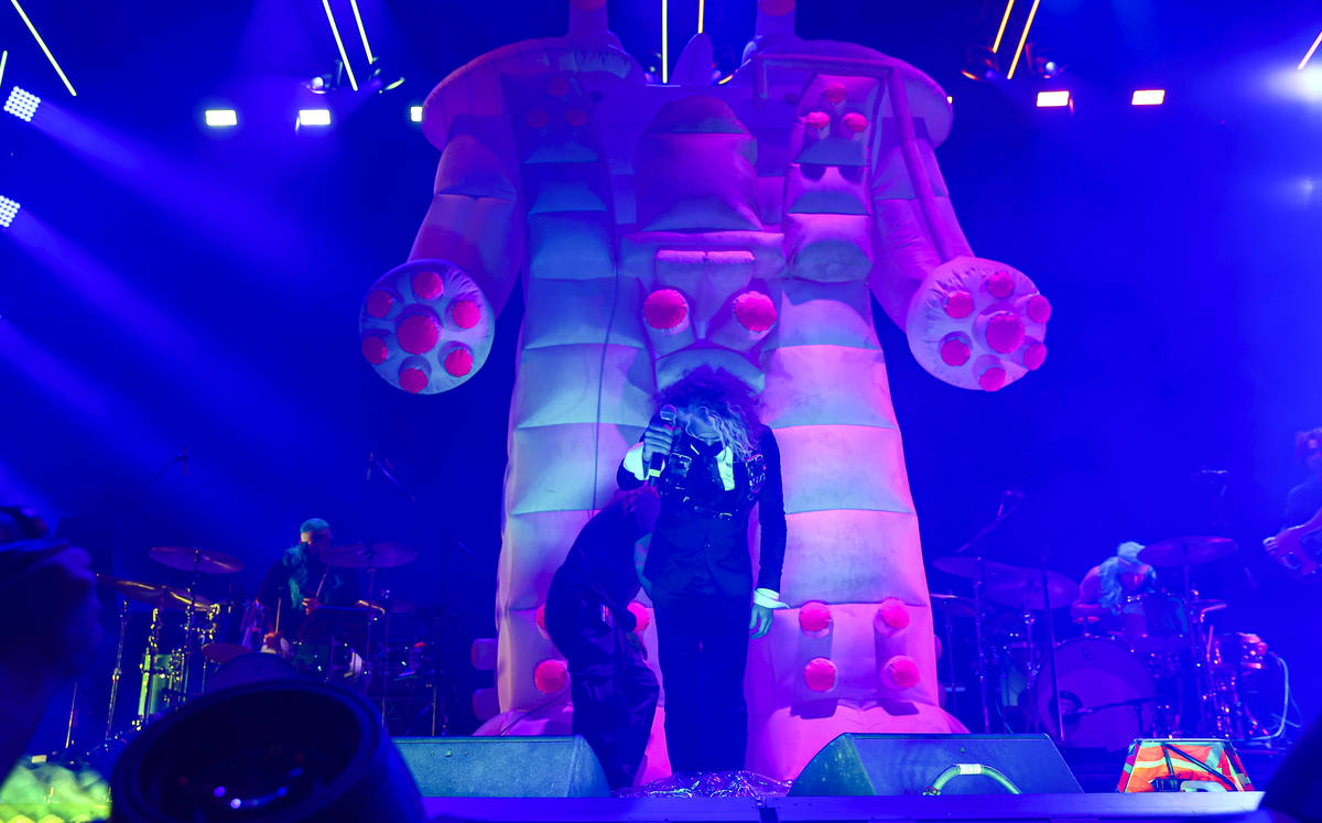 Wayne Coyne of The Flaming Lips performs during Psycho Las Vegas at Mandalay Bay in Las Vegas o ...