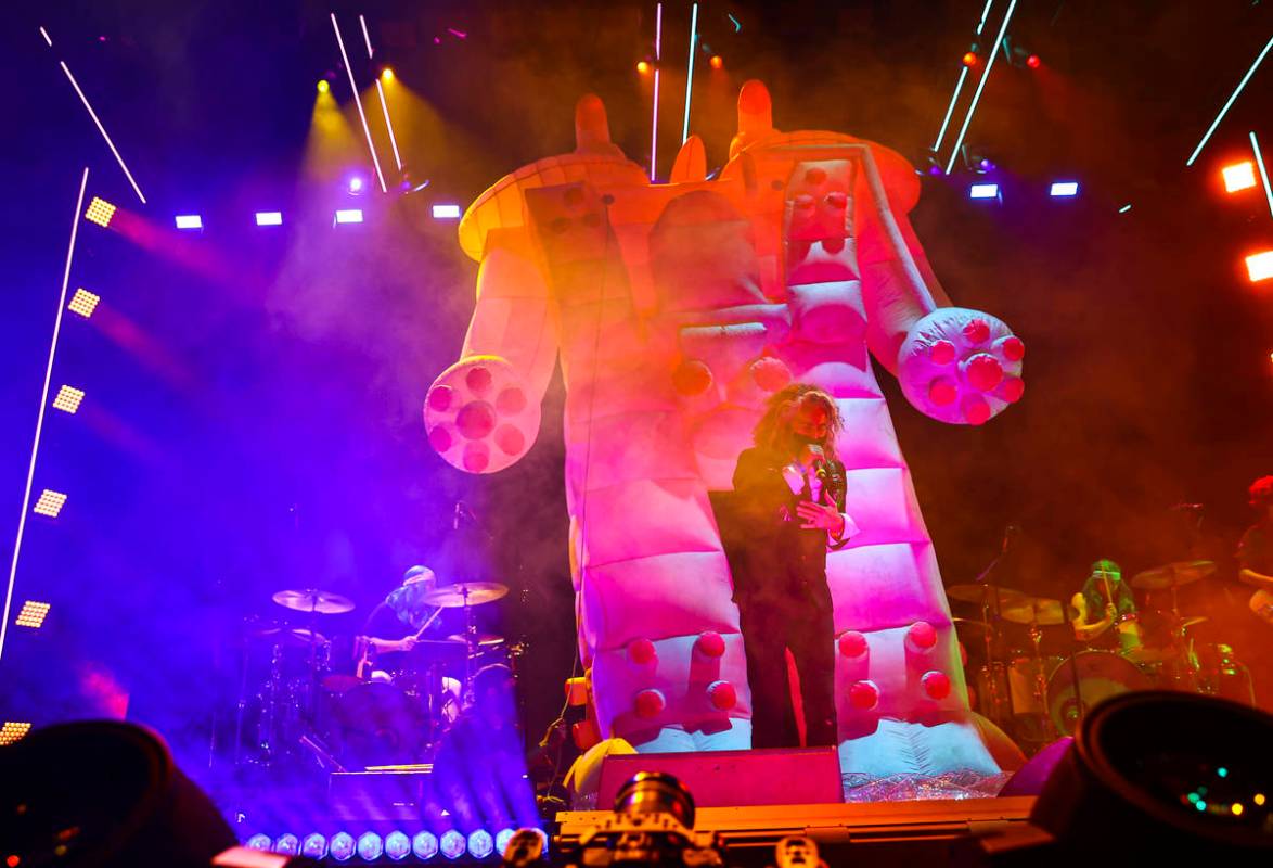 Wayne Coyne of The Flaming Lips performs during Psycho Las Vegas at Mandalay Bay in Las Vegas o ...