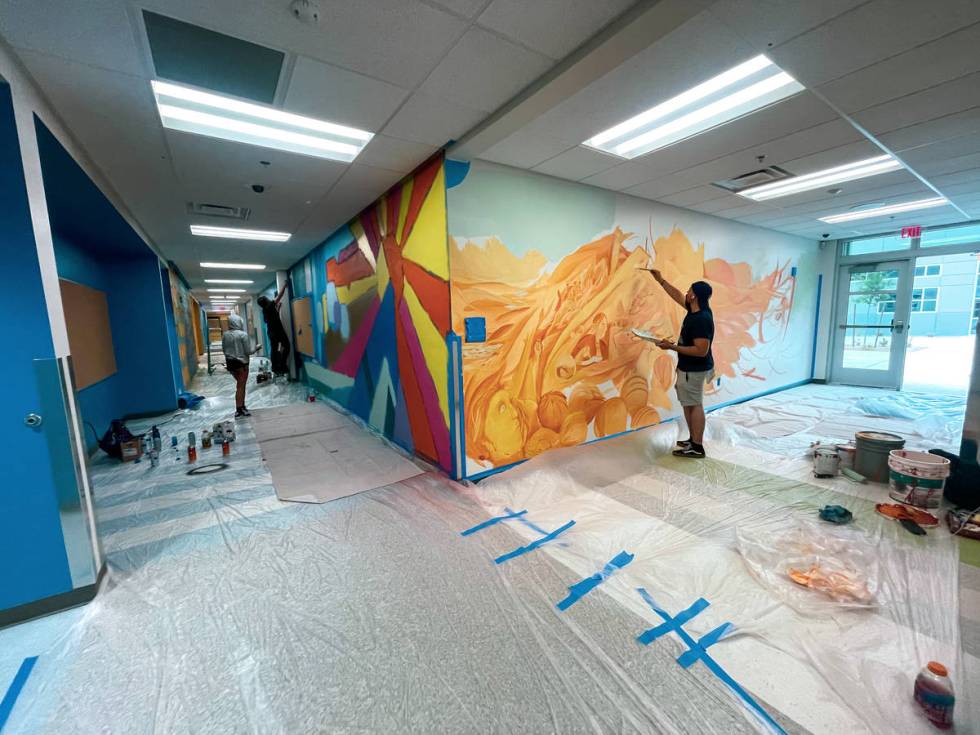 Mural by Israel Sepulveda at Myrtle Tate Elementary School (Shawn Maguire)
