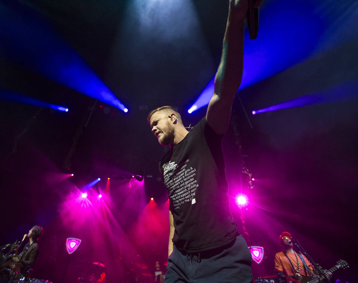 Imagine Dragons frontman Dan Reynolds is an alum of Bonanza High School. (Las Vegas Review-Jour ...