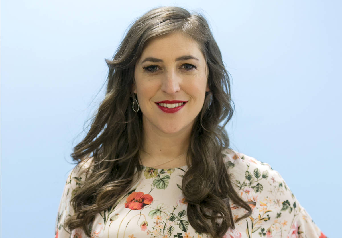 Mayim Bialik poses for a photo in Los Angeles in 2017. (AP Photo/Damian Dovarganes)