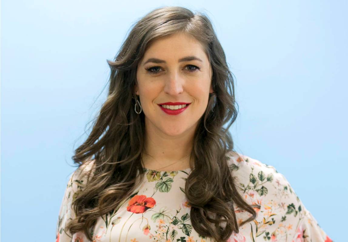 Mayim Bialik poses for a photo in Los Angeles in 2017. (AP Photo/Damian Dovarganes)