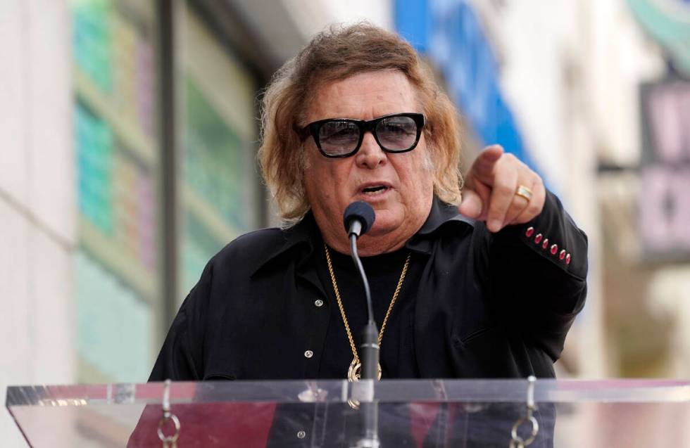 "American Pie" singer/songwriter Don McLean addresses the crowd during a ceremony to ...