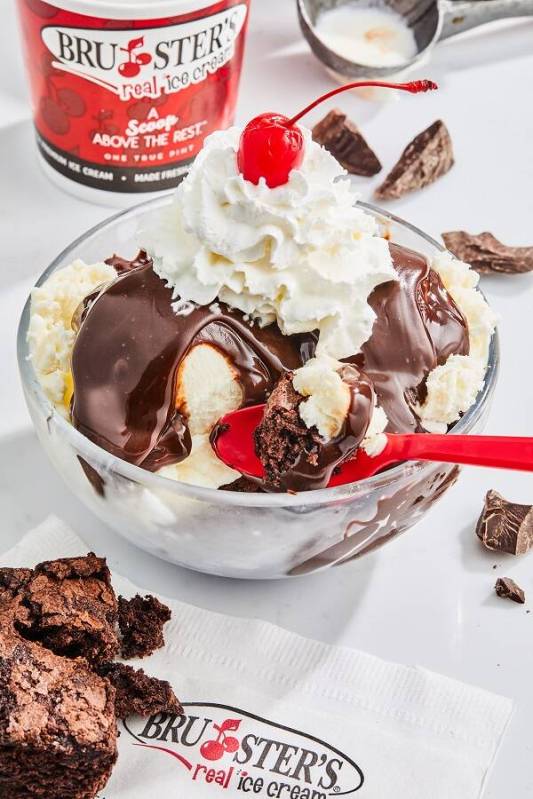 Oreo Mint Chocolate Chip bowls from Bruster's. (Bruster's Ice Cream)