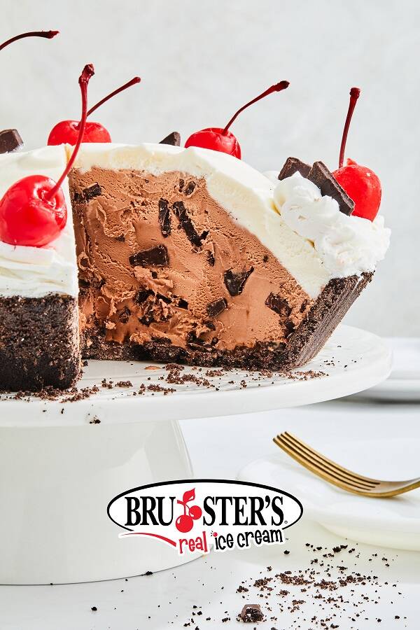A ChocChunk ice cream pie from Bruster's. (Bruster's Ice Cream)