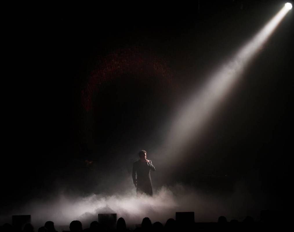 Donny Osmond performs at Harrah's on Aug. 31, 2021, in Las Vegas. (Denise Truscello)