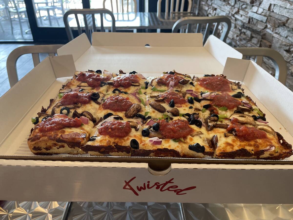 Twisted Sourdough Pizza also offers more traditional pizza on sourdough crust. (Janna Karel / L ...