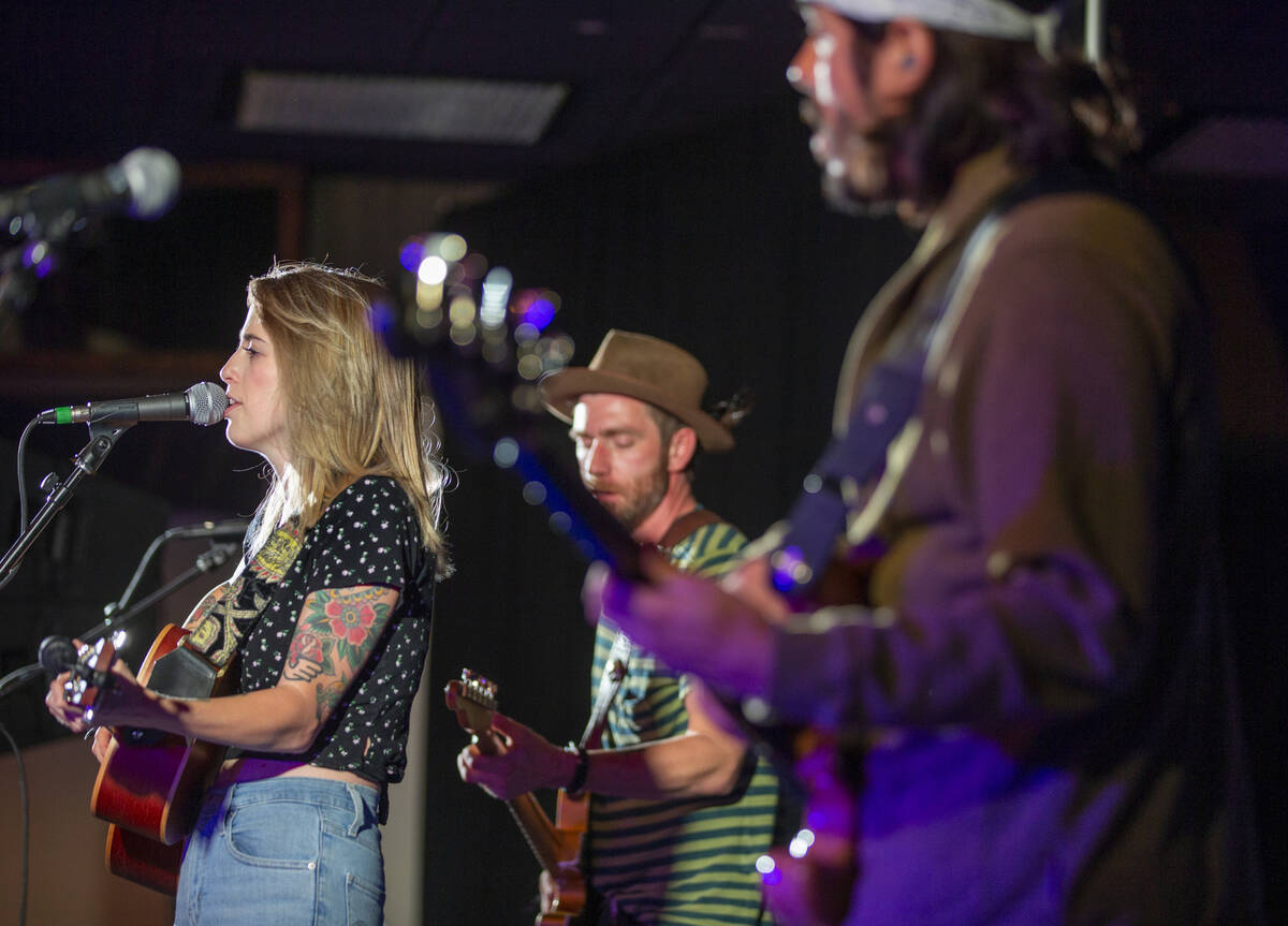 The Rhyolite Sound perform at The Western Country Club during day two of Life is Beautiful on S ...