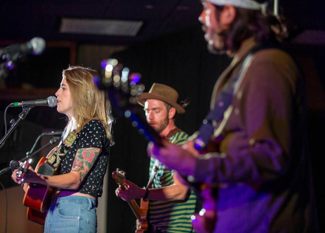 The Rhyolite Sound perform at The Western Country Club during day two of Life is Beautiful on S ...