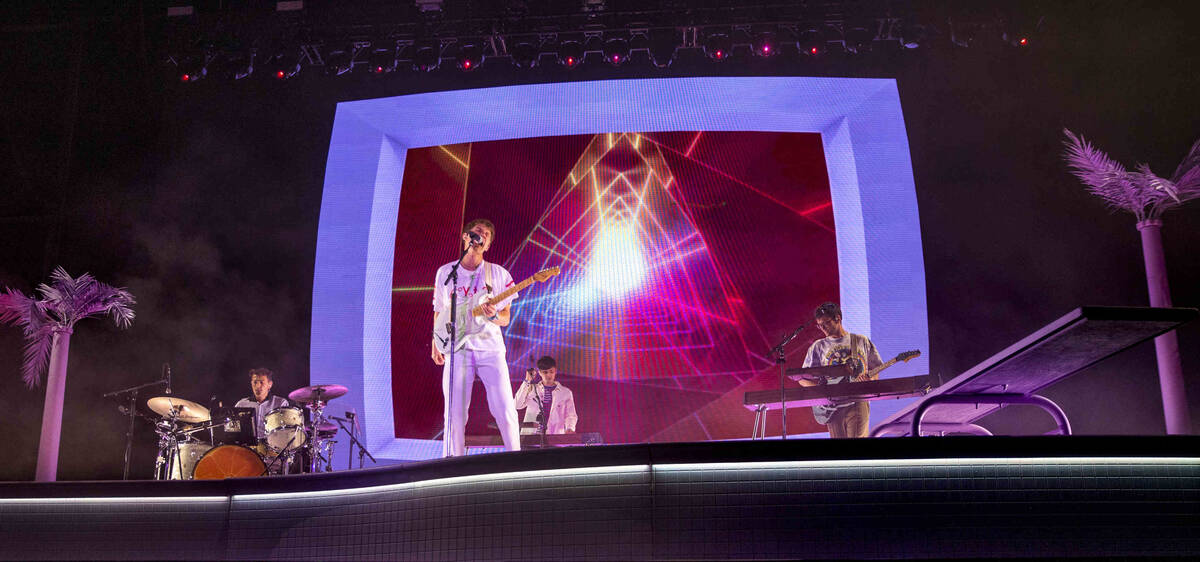 The Glass Animals perform on the Downtown Stage during day one of Life is Beautiful on Friday, ...
