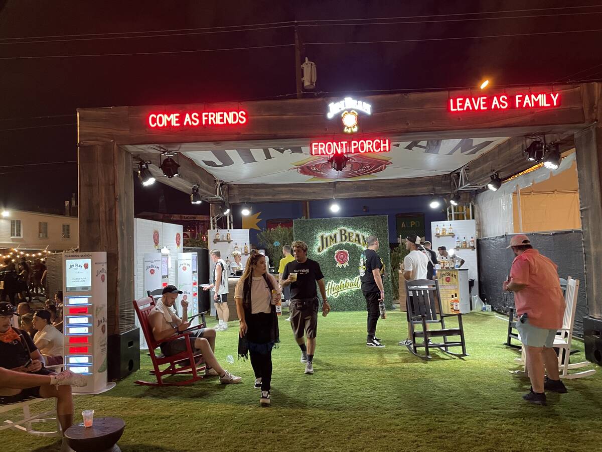 Jim Bean Front Porch (Janna Karel/Las Vegas Review-Journal)