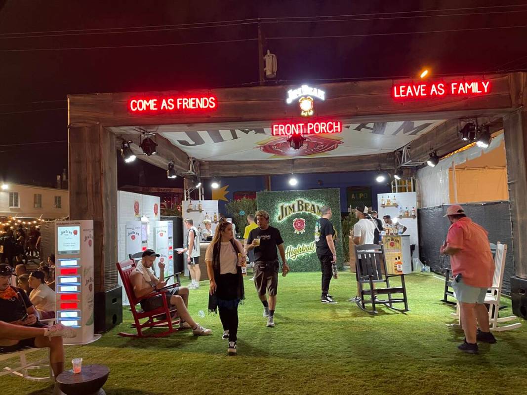 Jim Bean Front Porch (Janna Karel/Las Vegas Review-Journal)