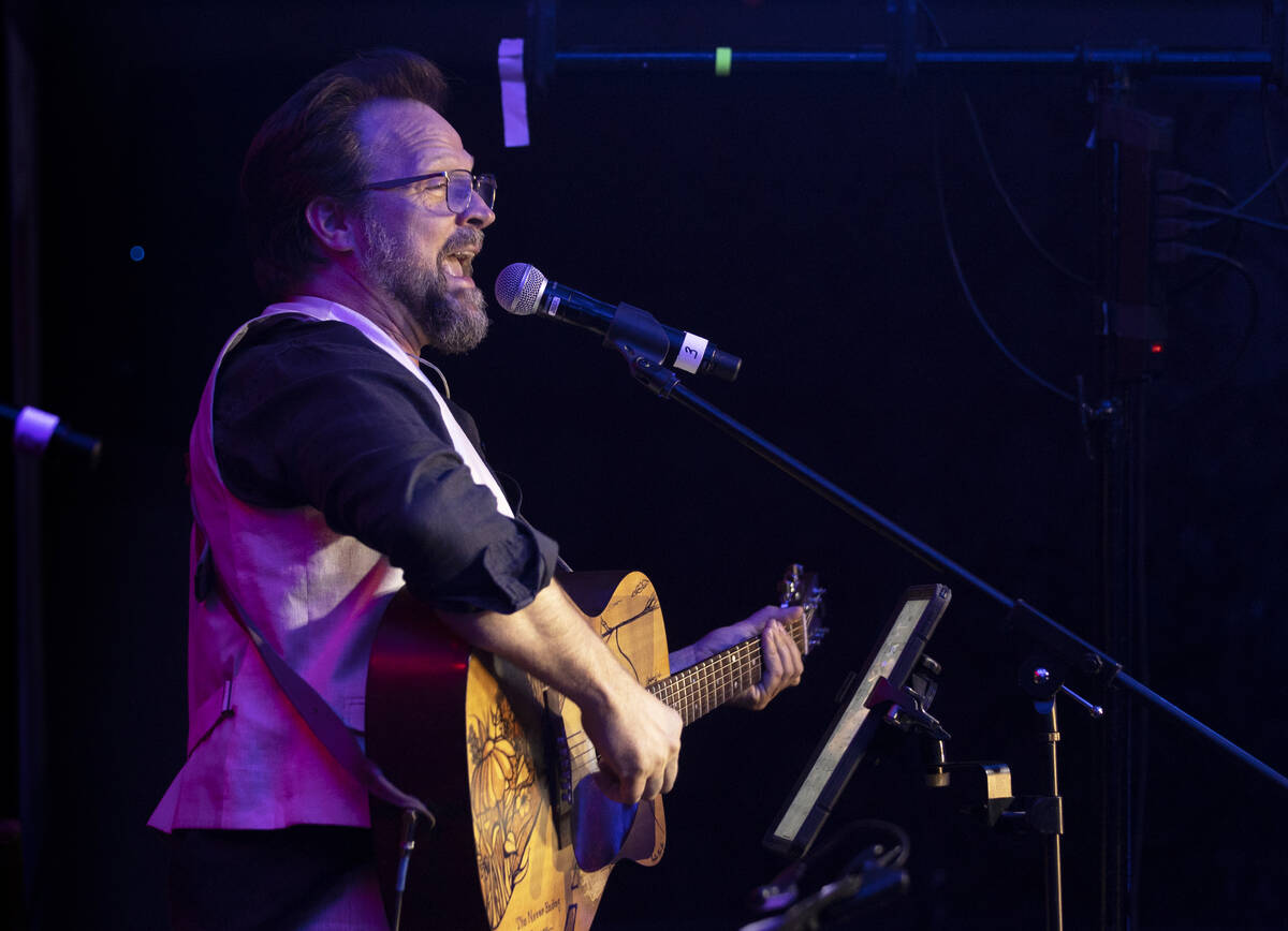 Michael Johnson performs at the Italian American Social Club on Wednesday, July 28, 2021, in La ...